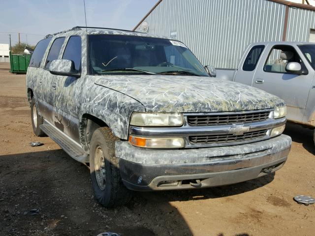 3GNFK16T7YG104625 - 2000 CHEVROLET SUBURBAN K GREEN photo 1