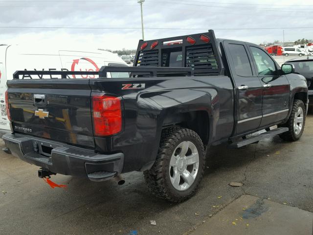 1GCVKPECXEZ303852 - 2014 CHEVROLET SILVERADO BLACK photo 4