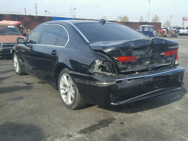 WBAGN63464DS49268 - 2004 BMW 745 LI BLACK photo 3