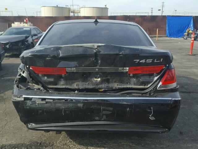 WBAGN63464DS49268 - 2004 BMW 745 LI BLACK photo 9