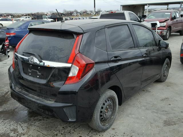 3HGGK5H85FM753885 - 2015 HONDA FIT EX BLACK photo 4