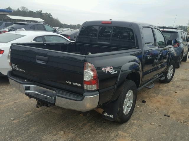 3TMLU4EN0AM053230 - 2010 TOYOTA TACOMA DOU BLACK photo 4