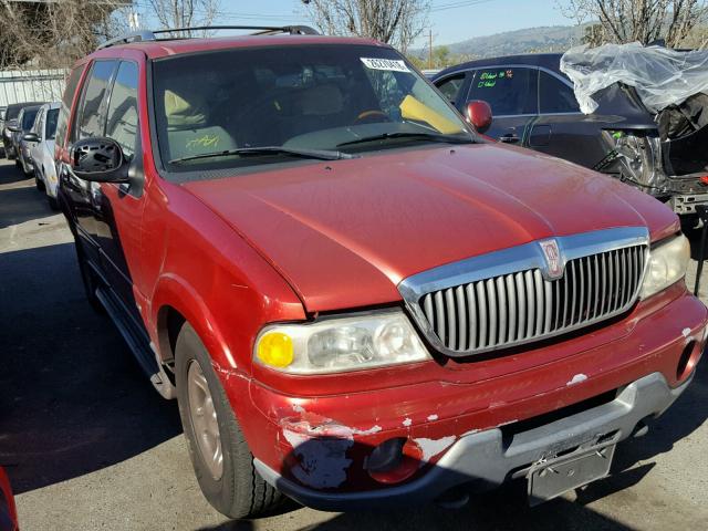 5LMFU28R51LJ11343 - 2001 LINCOLN NAVIGATOR BURGUNDY photo 1