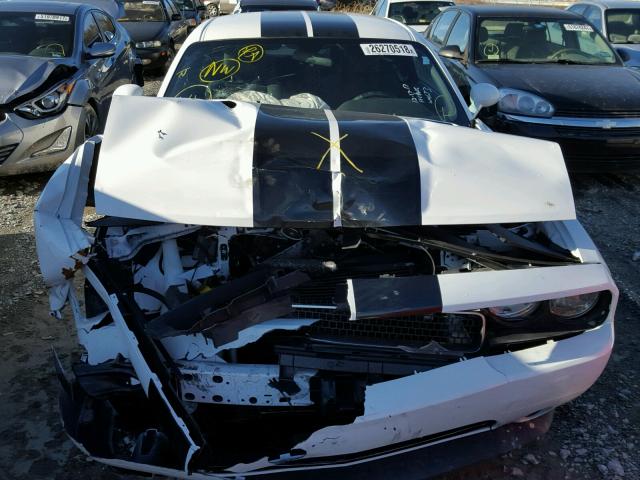 2C3CDYAG1DH704547 - 2013 DODGE CHALLENGER WHITE photo 7