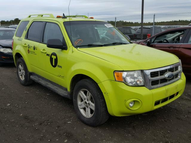 1FMCU49359KC41474 - 2009 FORD ESCAPE HYB GREEN photo 1