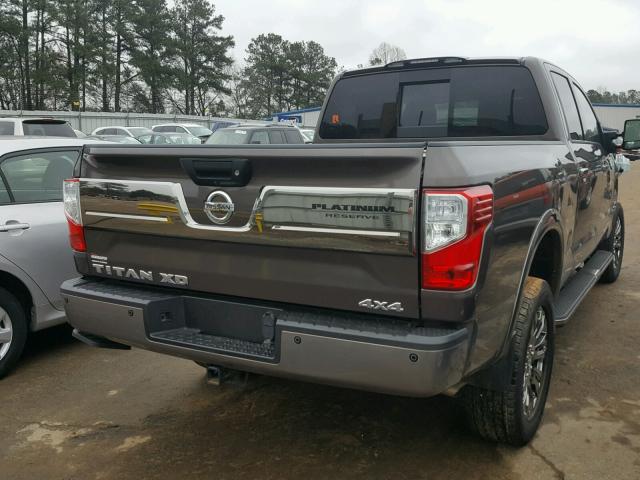 1N6AA1F44HN544028 - 2017 NISSAN TITAN XD S BROWN photo 4