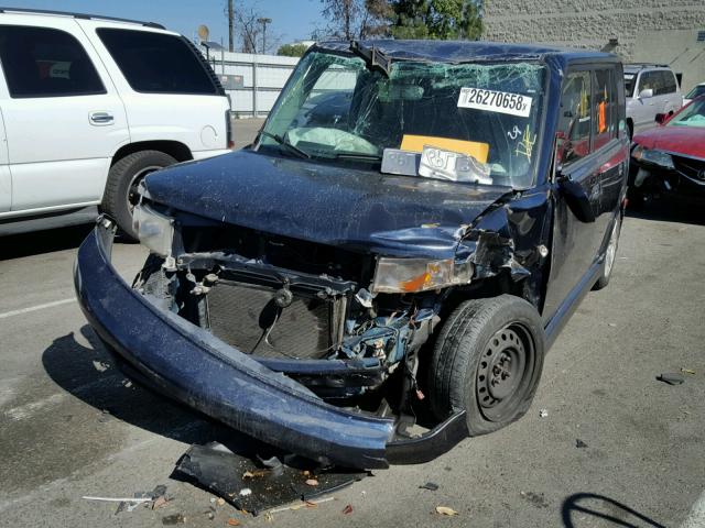 JTLKT324440140869 - 2004 TOYOTA SCION XB BLUE photo 2