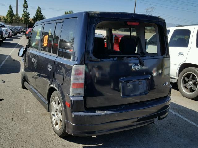 JTLKT324440140869 - 2004 TOYOTA SCION XB BLUE photo 3