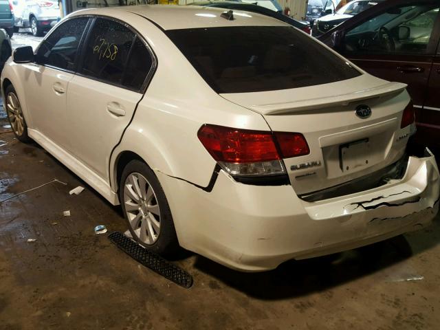 4S3BMCK60B3213791 - 2011 SUBARU LEGACY 2.5 CREAM photo 3