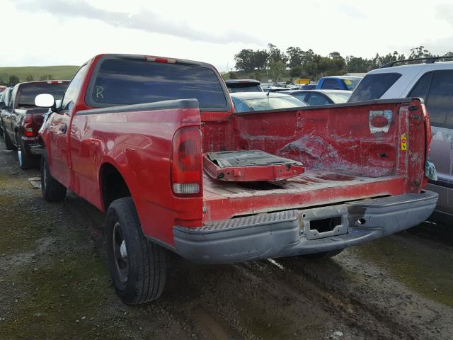 1FTRF17W71NB21263 - 2001 FORD F150 RED photo 3