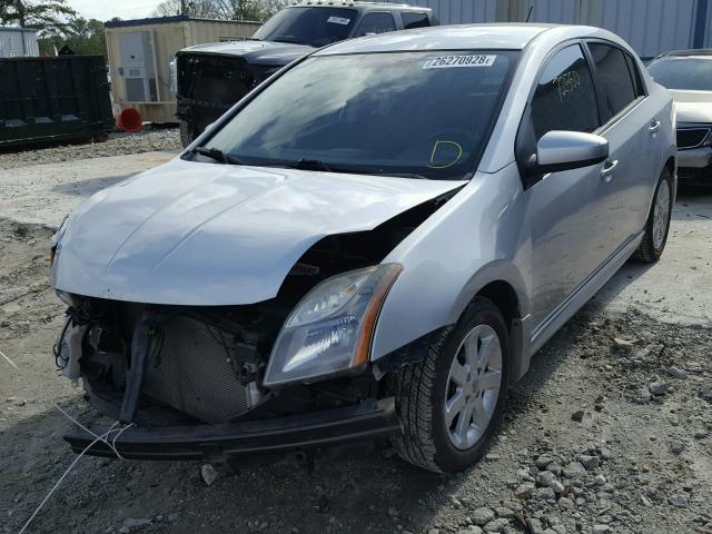 3N1AB6APXAL672961 - 2010 NISSAN SENTRA 2.0 SILVER photo 2