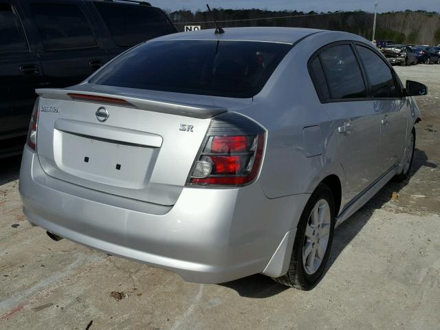 3N1AB6APXAL672961 - 2010 NISSAN SENTRA 2.0 SILVER photo 4