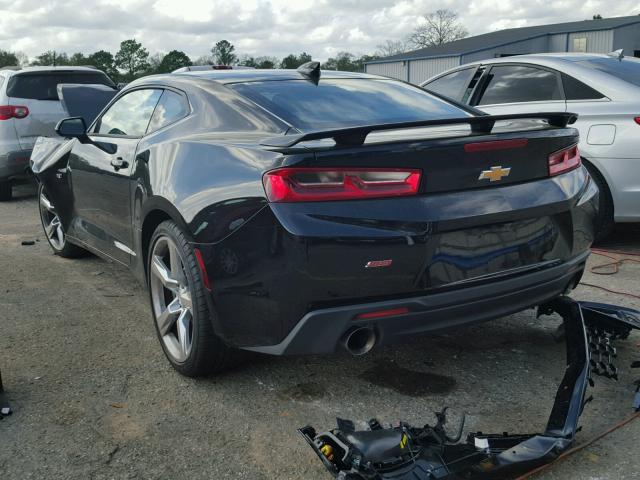 1G1FF1R7XJ0133941 - 2018 CHEVROLET CAMARO SS BLACK photo 3