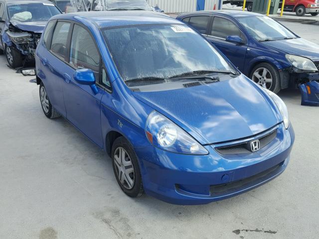 JHMGD384X7S015422 - 2007 HONDA FIT BLUE photo 1