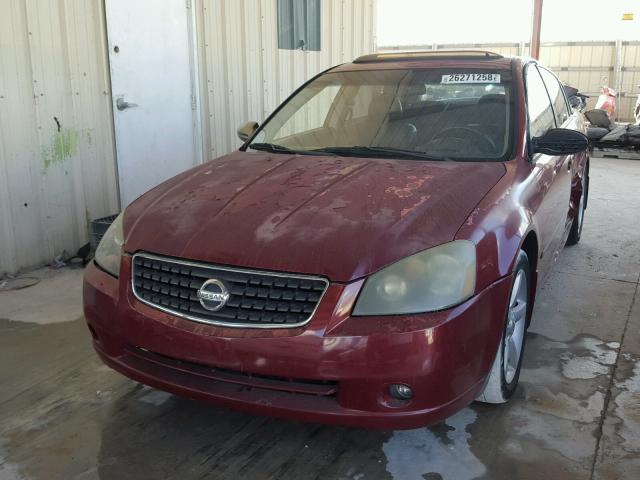 1N4BL11D05C166375 - 2005 NISSAN ALTIMA SE MAROON photo 2