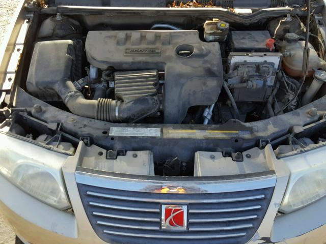 1G8AJ52F15Z111881 - 2005 SATURN ION LEVEL GOLD photo 7