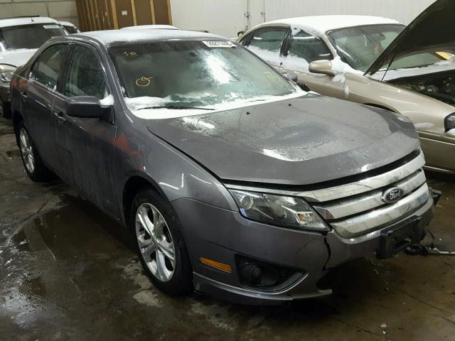 3FAHP0HG0CR417001 - 2012 FORD FUSION SE GRAY photo 1