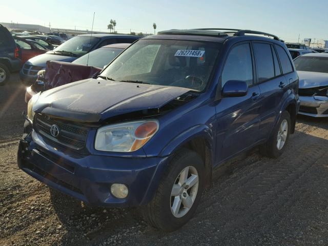 JTEHD20V146016625 - 2004 TOYOTA RAV4 BLUE photo 2