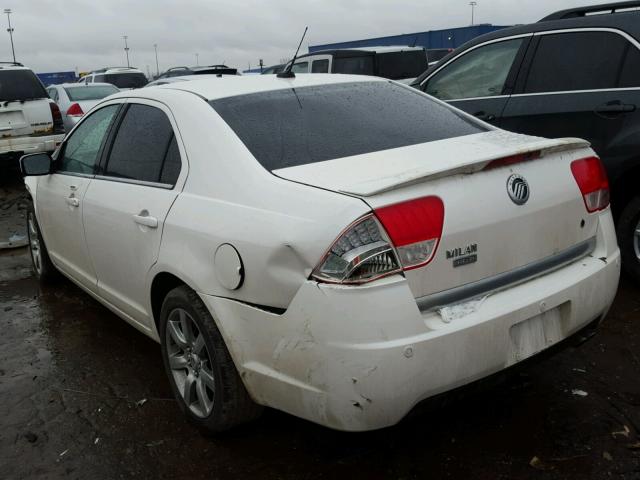 3MEHM0JA2AR648633 - 2010 MERCURY MILAN PREM WHITE photo 3