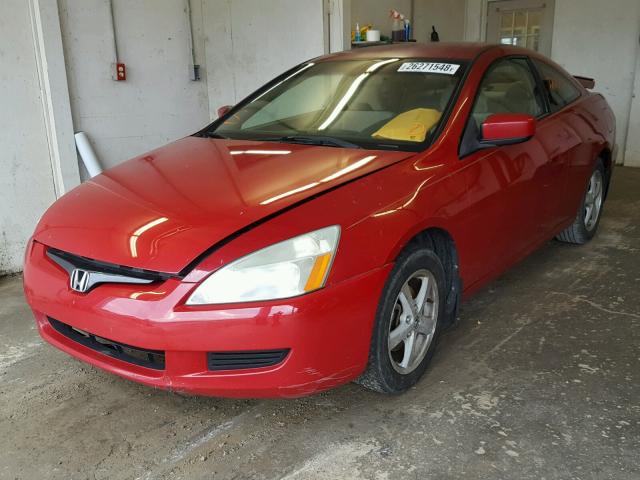 1HGCM72515A021557 - 2005 HONDA ACCORD LX RED photo 2