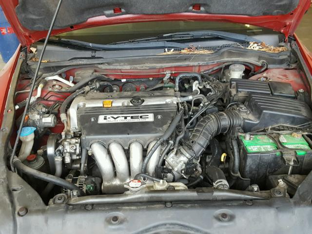 1HGCM72515A021557 - 2005 HONDA ACCORD LX RED photo 7