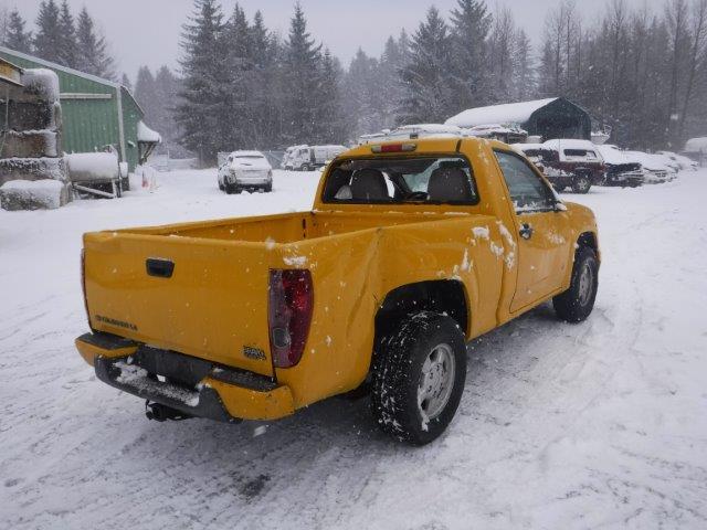 1GCCS149378164120 - 2007 CHEVROLET COLORADO YELLOW photo 4