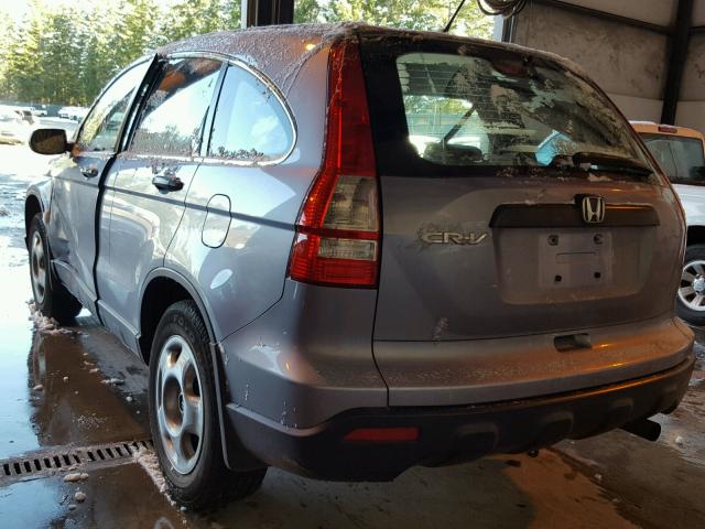 JHLRE48307C061486 - 2007 HONDA CR-V LX BLUE photo 3