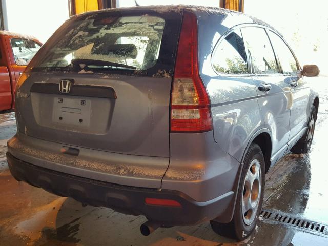 JHLRE48307C061486 - 2007 HONDA CR-V LX BLUE photo 4