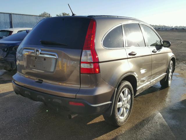 3CZRE38599G702380 - 2009 HONDA CR-V EX BROWN photo 4