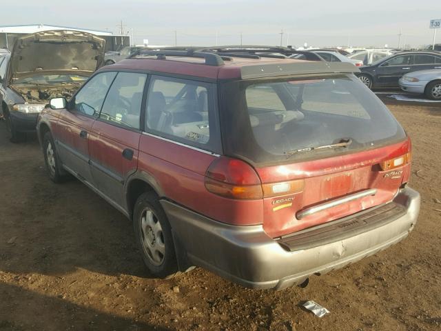 4S3BG6856T7983057 - 1996 SUBARU LEGACY OUT RED photo 3