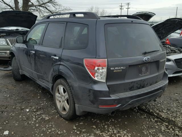 JF2SH64639H793541 - 2009 SUBARU FORESTER 2 BLACK photo 3