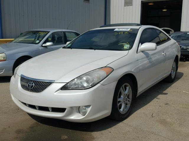 4T1CE38P76U730907 - 2006 TOYOTA CAMRY SOLA WHITE photo 2