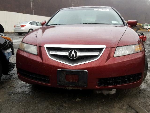 19UUA66214A007311 - 2004 ACURA TL RED photo 9