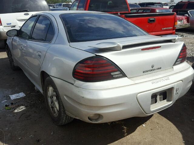 1G2NF52E24M595169 - 2004 PONTIAC GRAND AM S SILVER photo 3