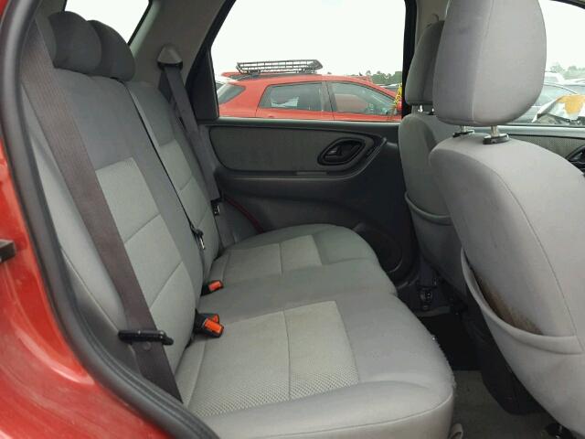 1FMCU96H96KC63907 - 2006 FORD ESCAPE HEV RED photo 6