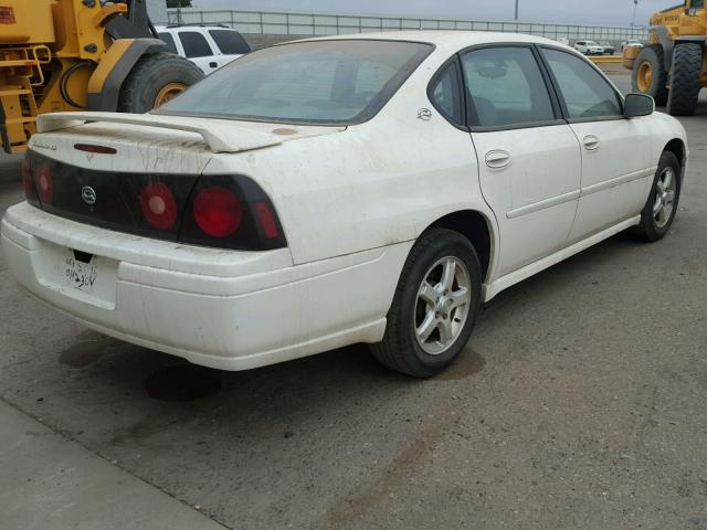 2G1WH52K659123757 - 2005 CHEVROLET IMPALA WHITE photo 4