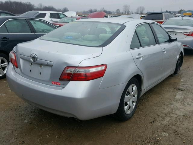 4T1BE46K67U165866 - 2007 TOYOTA CAMRY NEW SILVER photo 4