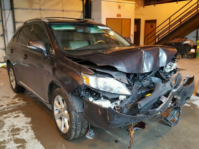 2T2BK1BA2AC066664 - 2010 LEXUS RX 350 GRAY photo 1