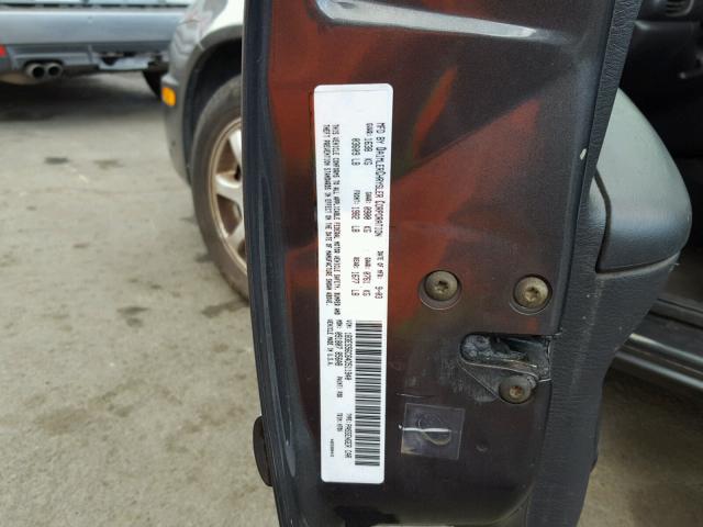 1B3ES56C64D511940 - 2004 DODGE NEON SXT GRAY photo 10