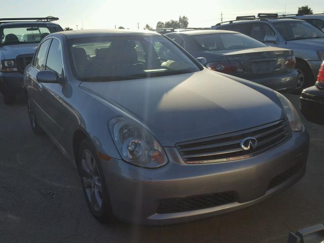 JNKCV51E76M509878 - 2006 INFINITI G35 SILVER photo 1