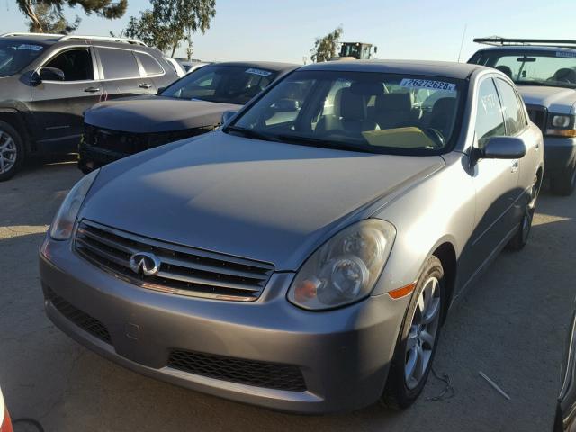 JNKCV51E76M509878 - 2006 INFINITI G35 SILVER photo 2