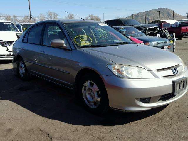 JHMES96644S001127 - 2004 HONDA CIVIC HYBR GOLD photo 1