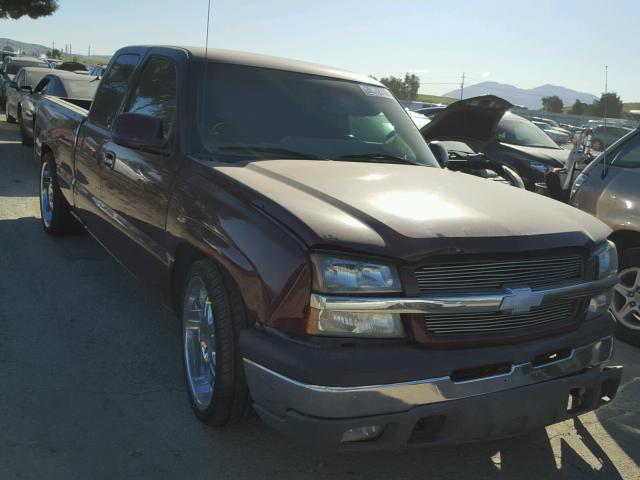 2GCEC19T931288819 - 2003 CHEVROLET SILVERADO BURGUNDY photo 1