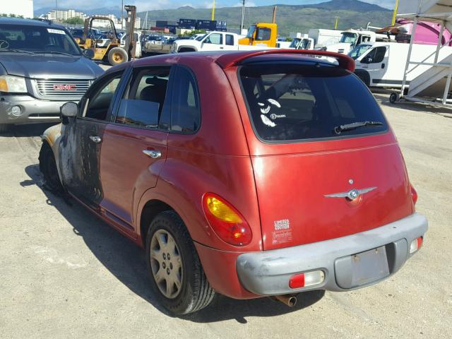 3C8FY4BBX1T638204 - 2001 CHRYSLER PT CRUISER MAROON photo 3