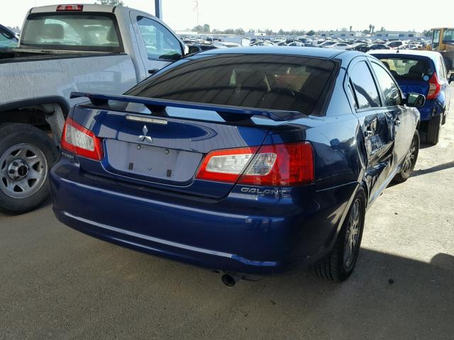 4A3AB36FX9E031359 - 2009 MITSUBISHI GALANT ES BLUE photo 4