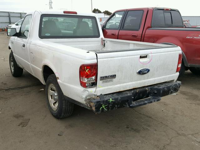 1FTYR10D28PA13238 - 2008 FORD RANGER WHITE photo 3