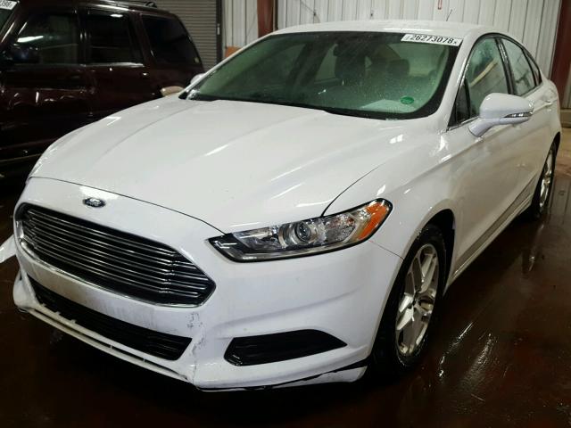 1FA6P0H73F5109559 - 2015 FORD FUSION SE WHITE photo 2