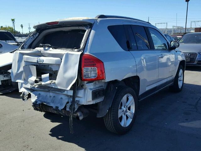 1J4NT1FAXBD289607 - 2011 JEEP COMPASS SP SILVER photo 4