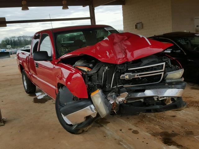 1GCEK19V66Z280192 - 2006 CHEVROLET SILVERADO RED photo 1