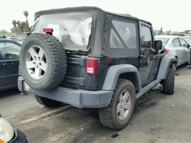 1C4AJWAG5CL136515 - 2012 JEEP WRANGLER S BLACK photo 4